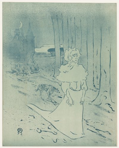 Chatelaine eller Tocsin av Henri de Toulouse Lautrec