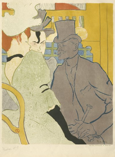Der Engländer im Moulin Rouge, 1892 von Henri de Toulouse Lautrec