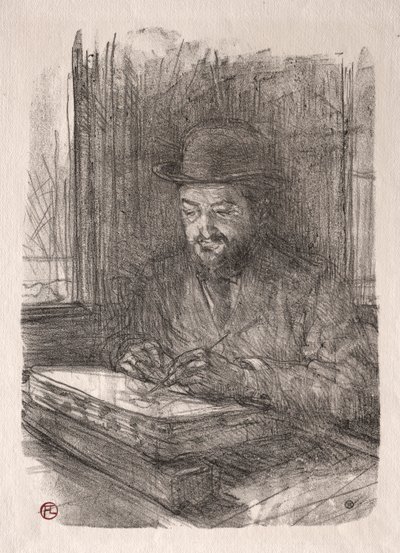 Den gode litografen av Henri de Toulouse Lautrec