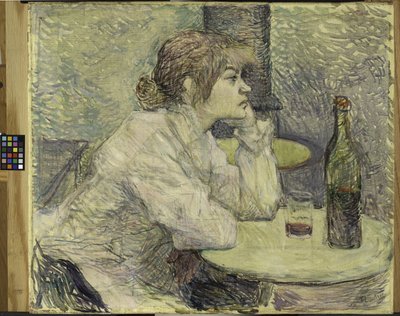 Der Kater (Suzanne Valadon) von Henri de Toulouse Lautrec