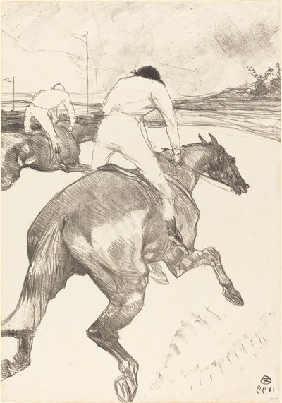 The Jockey (Le jockey) av Henri de Toulouse Lautrec