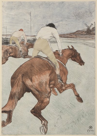 The Jockey, 1899 av Henri de Toulouse Lautrec