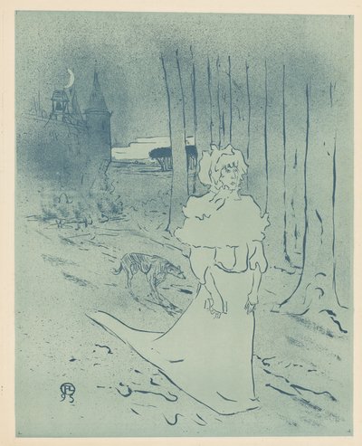Herregårdsfruen eller omen (The Chatelaine eller Toxin) av Henri de Toulouse Lautrec