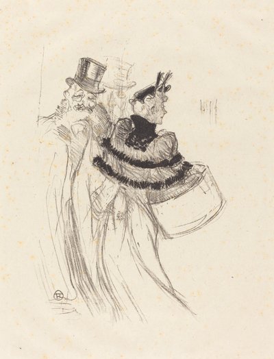 De gamle herrer av Henri de Toulouse Lautrec