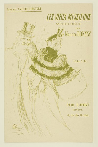 De gamle herrer av Henri de Toulouse Lautrec