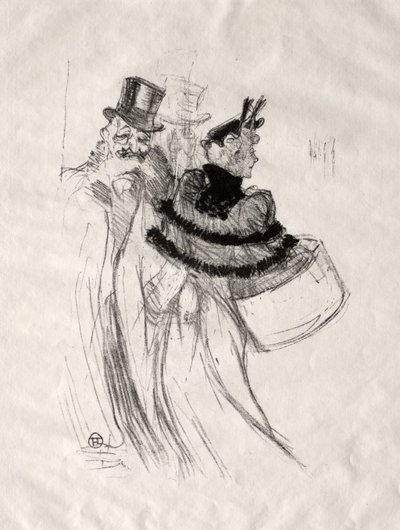 De gamle herrer av Henri de Toulouse-Lautrec