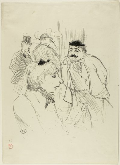 Stengelen – Moulin Rouge av Henri de Toulouse-Lautrec