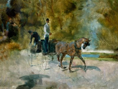 Ein Dogcart von Henri de Toulouse Lautrec