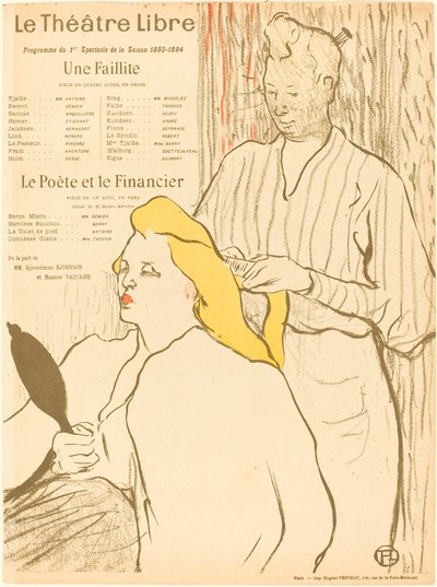 Konkurser; Poeten og finansmannen av Henri de Toulouse Lautrec