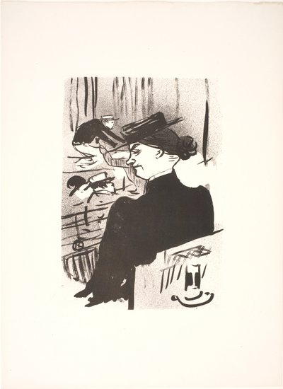 En tilskuer av Henri de Toulouse Lautrec