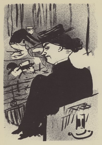 En tilskuer av Henri de Toulouse Lautrec