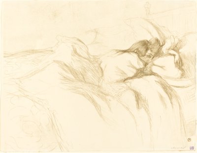 Kvinne sover av Henri de Toulouse Lautrec