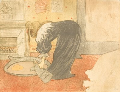 Frau in der Wanne Femme au tub, 1896 von Henri de Toulouse Lautrec