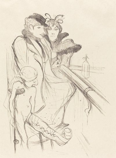 Sårede Eros (Eros vanné) av Henri de Toulouse Lautrec