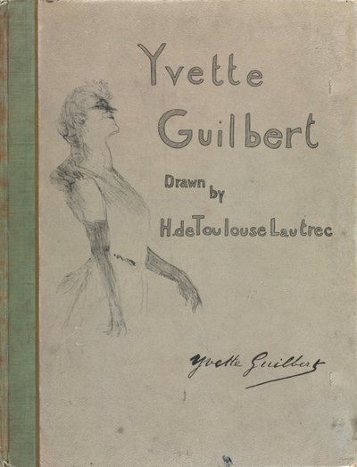 Yvette Guilbert-Englische Serie von Henri de Toulouse Lautrec