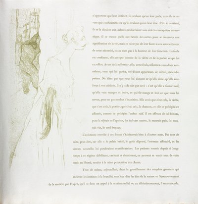 Yvette Guilbert-French Series: nr. 11, 1894. av Henri de Toulouse Lautrec