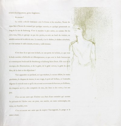 Yvette Guilbert-French Series: nr. 9 av Henri de Toulouse-Lautrec