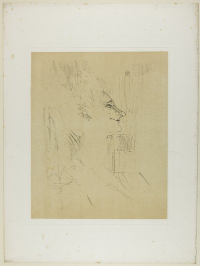 Yvette Guilbert—Soularde, fra Yvette Guilbert av Henri de Toulouse-Lautrec