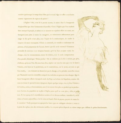 Yvette Guilbert av Henri de Toulouse Lautrec