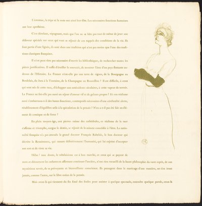 Yvette Guilbert von Henri de Toulouse Lautrec