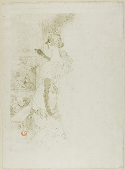 Yvette Guilbert av Henri de Toulouse Lautrec