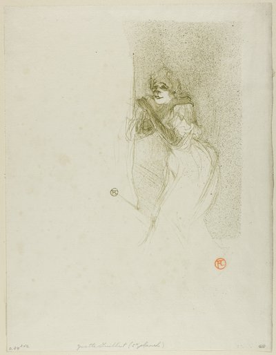 Yvette Guilbert av Henri de Toulouse-Lautrec