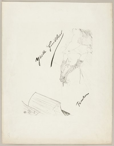 Yvette Guilbert von Henri de Toulouse-Lautrec