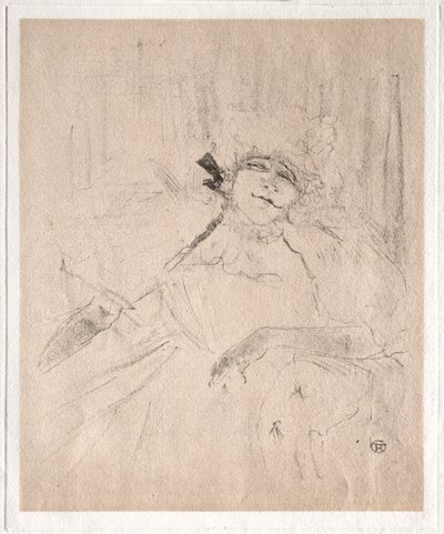 Yvette Guilbert: Chanson Ancienne, 1898 von Henri de Toulouse Lautrec