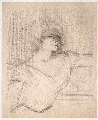 Yvette Guilbert: I limet, 1898. av Henri de Toulouse Lautrec