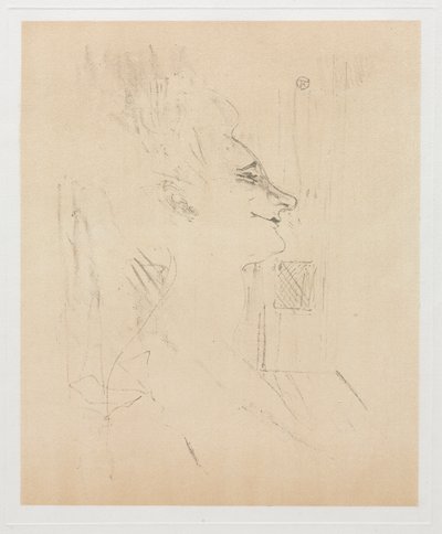 Yvette Guilbert beruset av Henri de Toulouse Lautrec