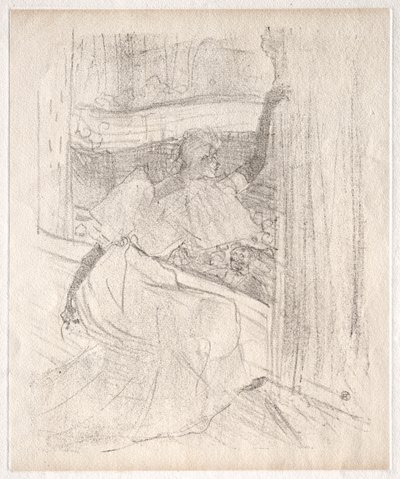 Yvette Guilbert: Saluting the Audience, 1898. av Henri de Toulouse Lautrec