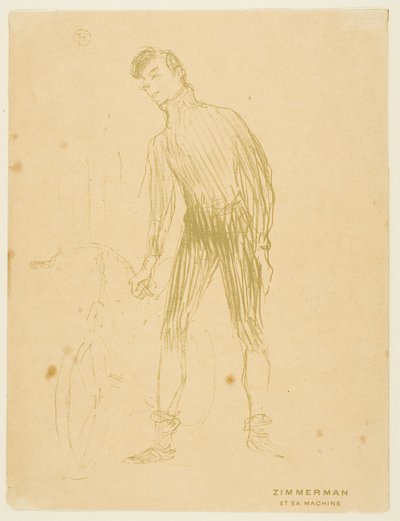 Zimmerman og hans maskin av Henri de Toulouse Lautrec