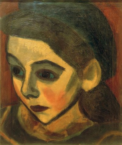 Breton jente av Henri Victor Gabriel Le Fauconnier