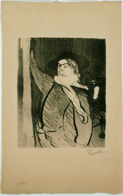 Aristide Bruant von Henri de Toulouse Lautrec
