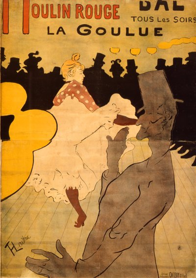 Moulin Rouge-La Goulue av Henri de Toulouse Lautrec