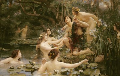 Hylas og vannymfene av Henrietta Rae