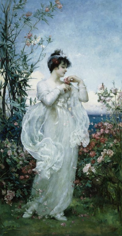 Sommer (olje på lerret) av Henrietta Rae