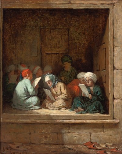 En tyrkisk skolestue, 1870 av Henriette Browne