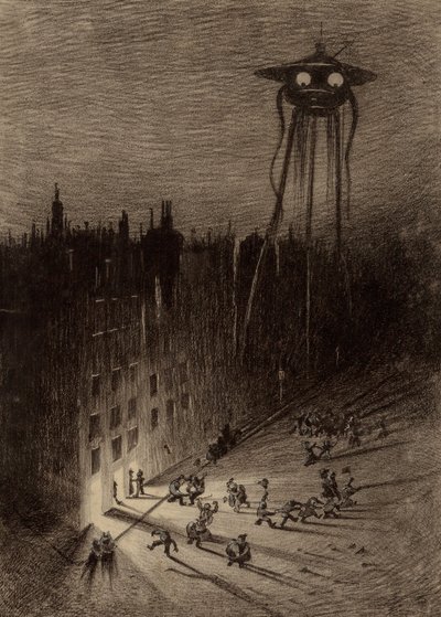 Martian ser på full folkemengde av Henrique Alvim Correa