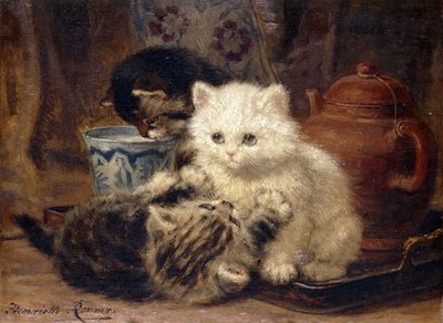 Ettermiddags te, av Henriëtte Ronner Knip