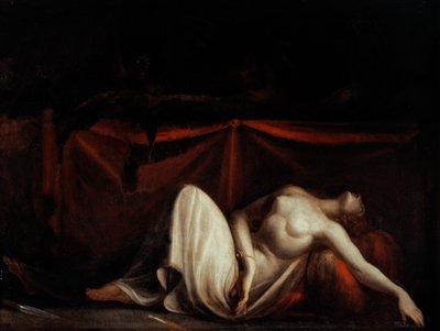 Attentatkvinne og furiene (olje på lerret) av Henry (1741-1825) Fuseli