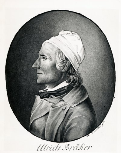 Portrett av Ulrich Braker (Nabis, Sveits av Johann Heinrich Füssli