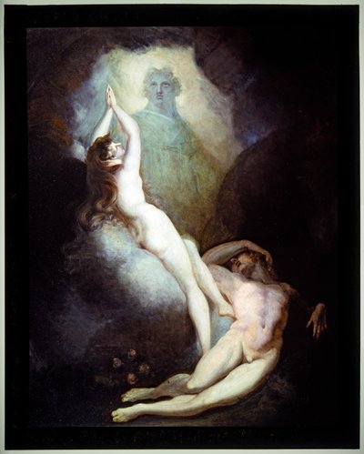 The Creation of Eva (olje på lerret) av Henry (1741-1825) Fuseli