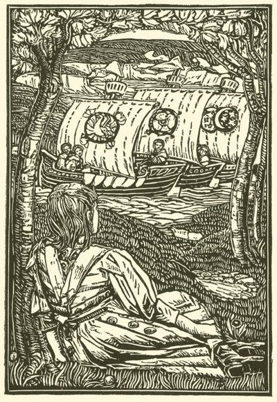 Fra A Book of Carols (gravering) av Henry Payne