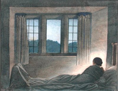 Studie for The End of the Day av Henry A. Payne