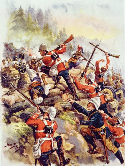 Storming the Heights, illustrasjon fra 