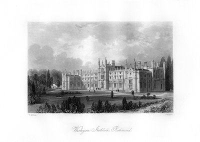 Wesleyan Institute, Richmond, 1800-tallet. av Henry Adlard