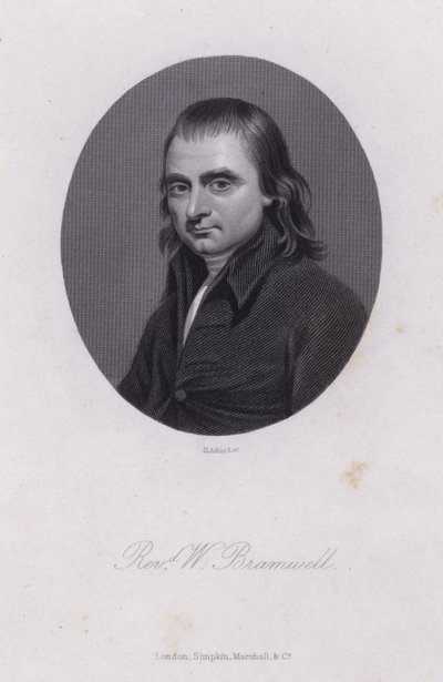 William Bramwell , engelsk metodistpredikant (gravering) av Henry Adlard
