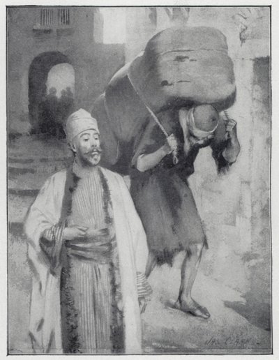 En østlig porter (litho) av Henry Andrew Harper