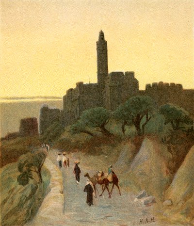 Jerusalem, Davids tårn av Henry Andrew Harper